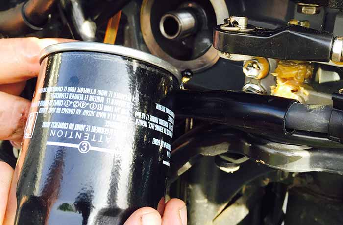 Installing new air filter