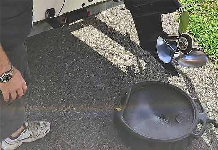 Trimming down a Suzuki-115 engine