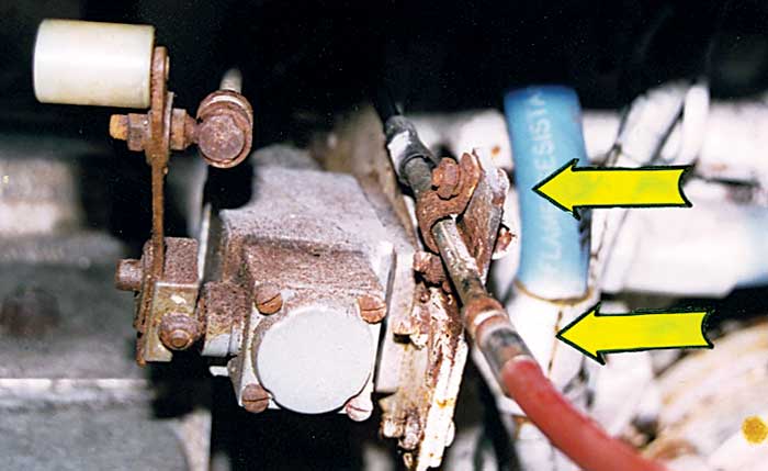 Boat battery jump cable corrosion