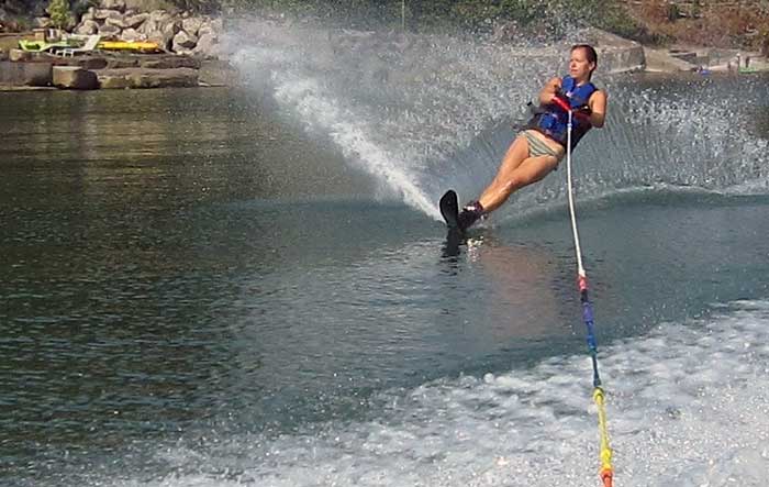 Learning to waterski