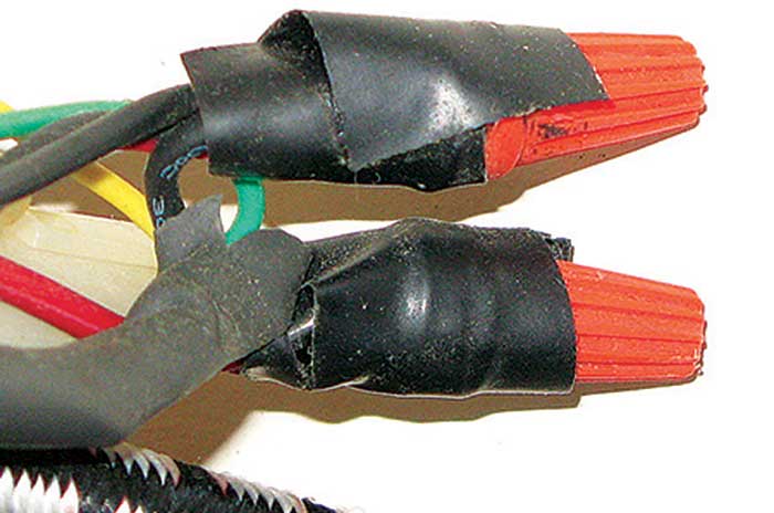 Poor wiring