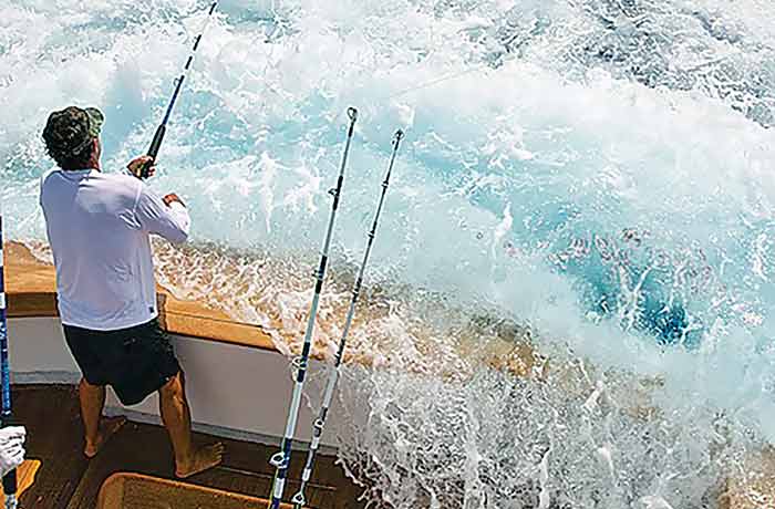 Fishing with water coming in the boat