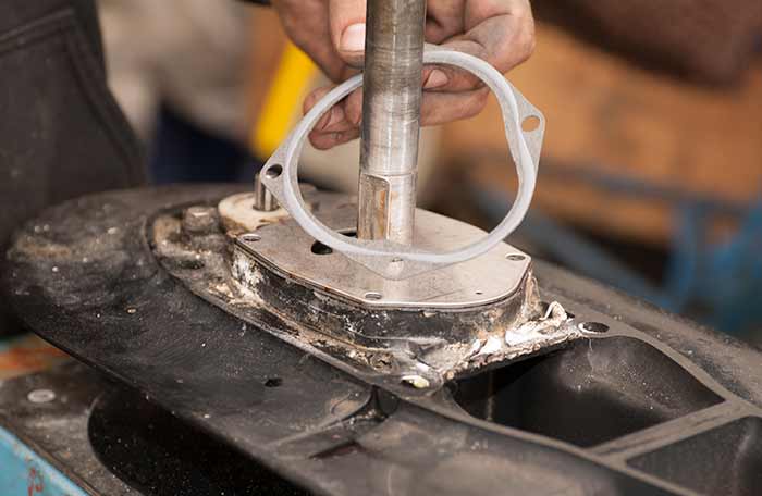 Installing small gasket