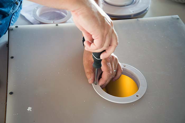 Test fit of outer mounting