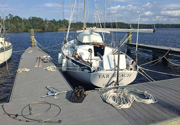 Hurricane preparations begin on Far Reach