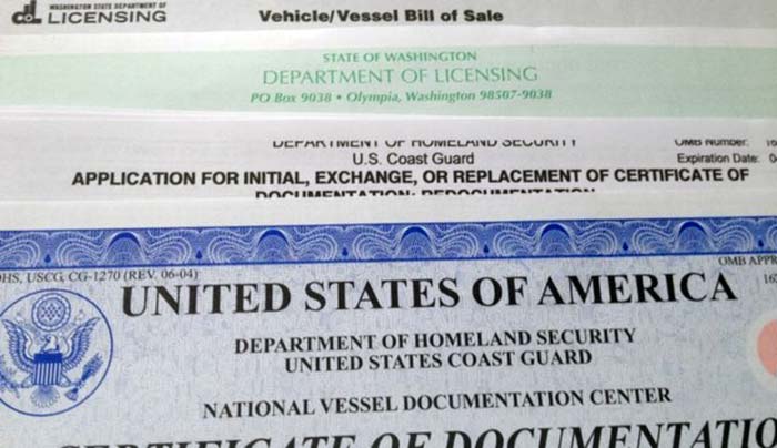 Vessel documentation