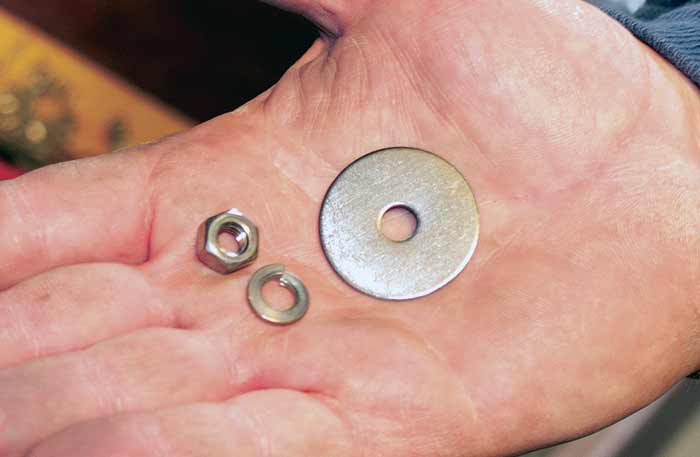 Large fender washers