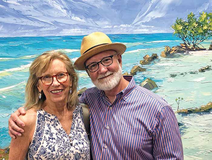 Peter Vey and Bernadette Bernon