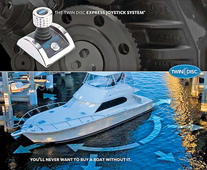 Twin Disc Express Joystick System adds control to straight-shaft inboards