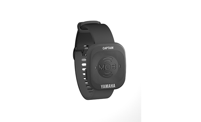 Black Yamaha wrist FOB.